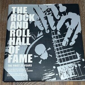 The Rock and & Roll Hall of Fame The First 25 Years Hardcover Book Coffee Table